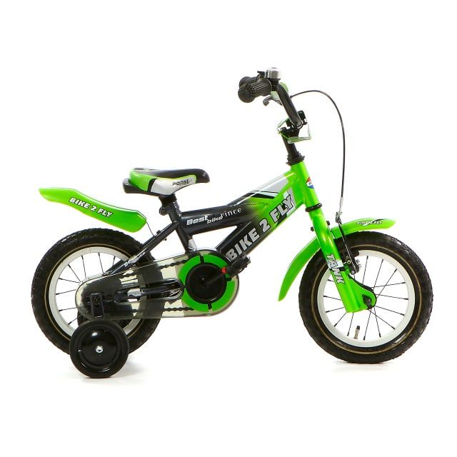 Popal Bike 2 Fly 12 inch Groen